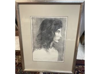 Original Pencil Signed Lithograph By Raphael Soyer