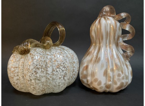 Gorgeous Art Glass Gourds