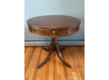 Weekend Project: Vintage Mahogany Drum Table