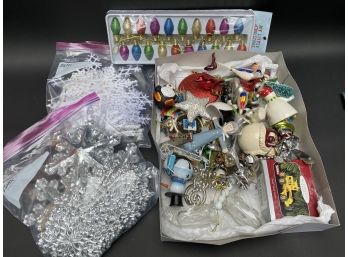 Large Lot Of Assorted Christmas Ornaments