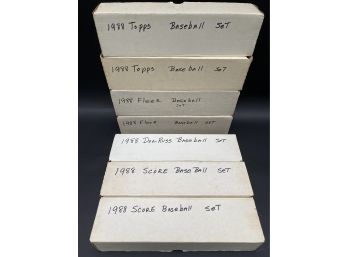 1988 Baseball Cards, Boxed Sets