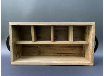 A Compartmentalized Wooden Box