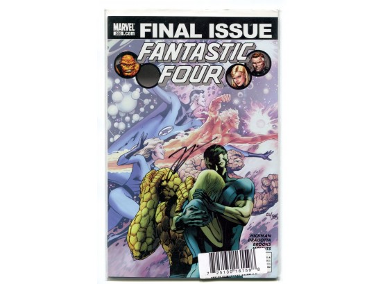 Fantastic Four #588 Marvel Comics 2011 Signed, COA