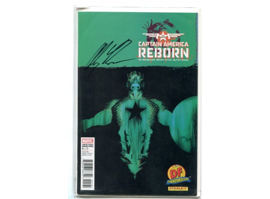 Captain America: Reborn #1,  (Negative Variant) Marvel Comics 2009  Signed, COA,