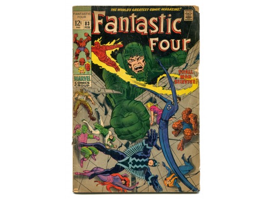 Fantastic Four #83, Marvel Comics 1969 Silver Age