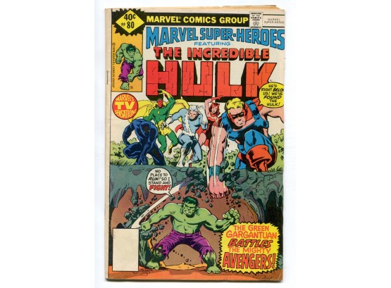 Marvel Super-heroes Featuring The Incredible Hulk #80, Marvel Comics 1979