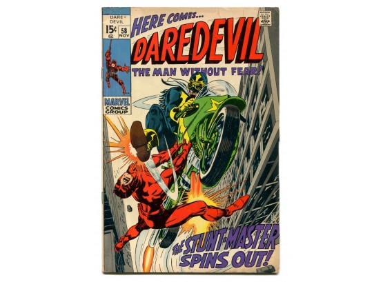 Daredevil #58, Marvel Comics 1969 Silver Age