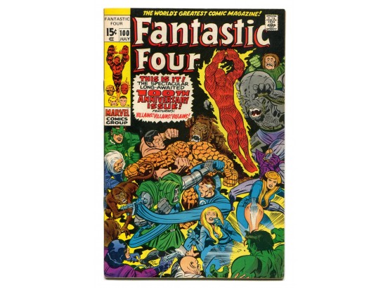 Fantastic Four #100, Marvel Comics 1970 Silver Age