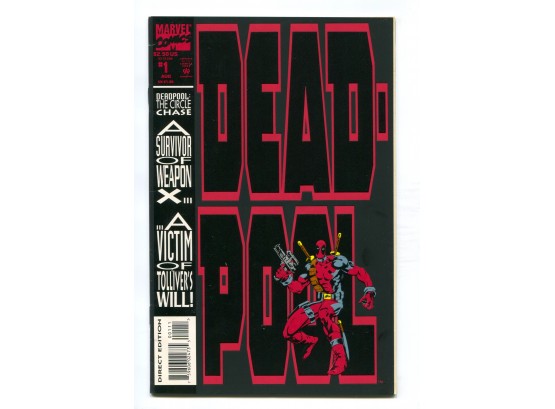 Deadpool #1, Marvel Comics 1993  First Self-titled Series