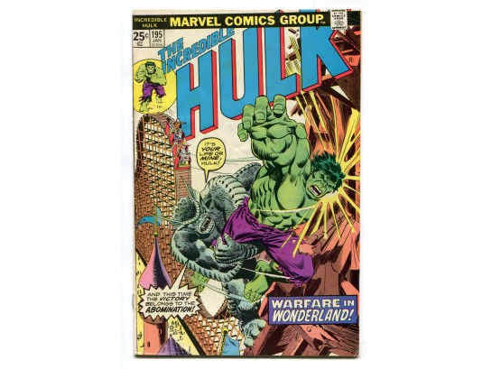 Incredible Hulk #195, Marvel Comics 1976