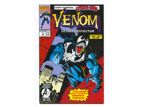 Venom Lethal Protector #2, Marvel Comics 1993