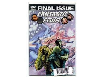 Fantastic Four #588 Marvel Comics 2011 Signed, COA