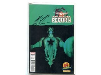 Captain America: Reborn #1,  (Negative Variant) Marvel Comics 2009  Signed, COA,