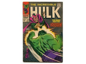 Incredible Hulk #107, Marvel Comics 1968 Silver Age