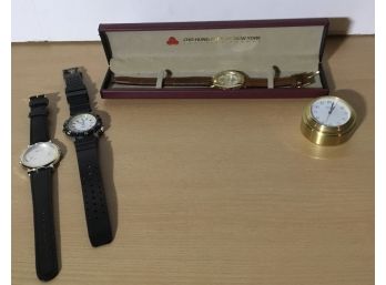 Chelsea Paperweight Clock & Watches, Nautica