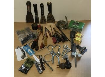 Lot Of Small Tools, Bolts & Nuts