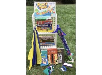 Assorted Games, Puzzles, & Kites