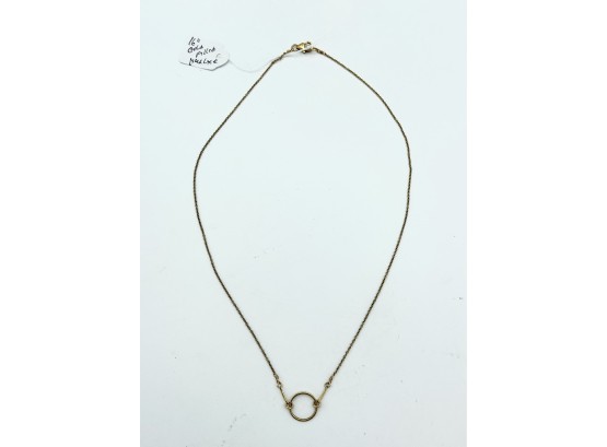 Vintage 16 Inch Gold Filled Necklace
