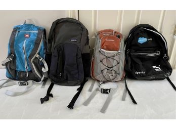 Lot Of 4 Assorted Backpacks