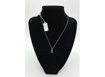 16 Inch Sterling Necklace W/ Pendant