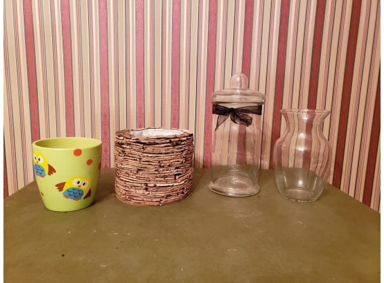 Vases And Planter Lot