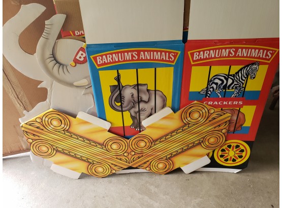 Vintage Nabisco Crackers Store Advertisement/ Display Barnum's Animals