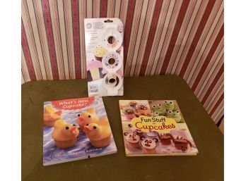 Cupcake Books & Wilton Cupcake Tool