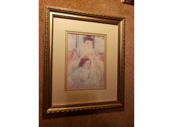 Mary Cassatt Mother Child Framed Print