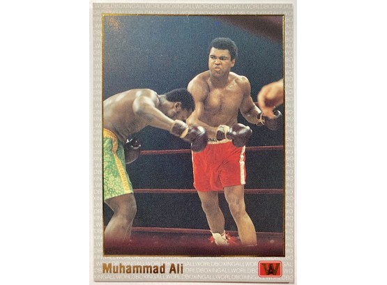 'The Greatest' Muhammad Ali 1991 AW Sports Special Edition Gold Foil Insert - Rare