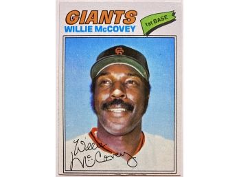 HOF Willie McCovey 1977 Topps #547
