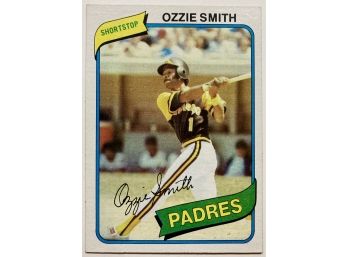 HOF Ozzie Smith 1980 Topps 2nd Year Card
