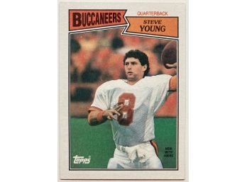 HOF Steve Young 1987 Topps 2nd Year Card
