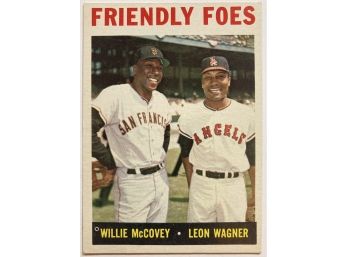 1964 Topps Willie McCovey & Leon Wagner 'Friendly Foes'