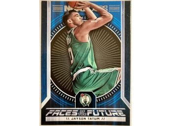 Jayson Tatum RC - '17-18 NBAHoops 'Faces Of The Future' Rookie Insert