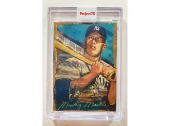 Topps Project70 Version Of Classic 1952 Mickey Mantle Topps Baseball Card