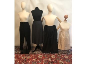 4 Distinct Skirts And Pants. Calvin Klein, Max Mara- Weekend, Chetta B, Sz 10