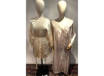 2 Vintage Nightgowns, Approx Sz S/m