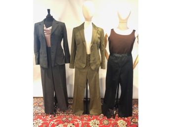Work Suits And Professional Wear, Unique Style, Wool, And Silk. Approx Sz M