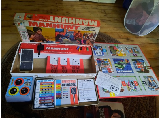 Original Milton Bradley MANHUNT Board Game In Excellent Condition And It Is Complete.