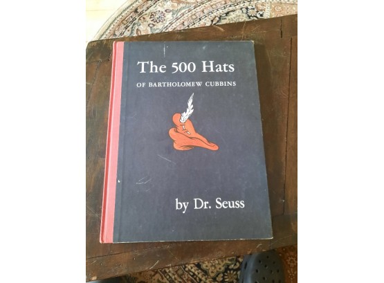 The 500 Hats Of Bartholomew Cubbins Dr. Seuss 1938 1st Ed