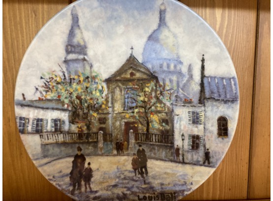 French Collectable Plate #10 From 1982 Great Condition By Artist Louis