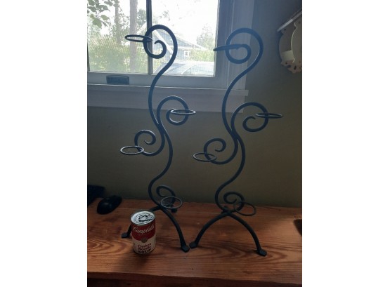 Vintage 23' Tall Wrought Iron Votive Candle Holders
