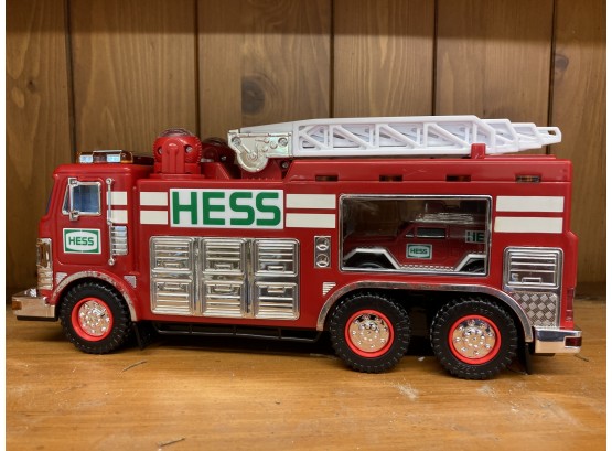 Lot 2 Collector Down Sizing Hess Emergency Truck With Rescue Vehicle Brand New