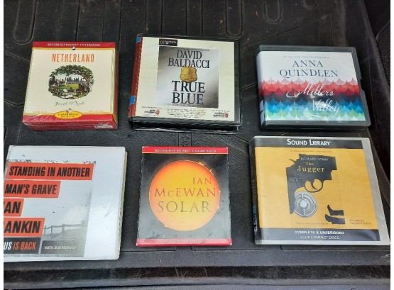 Lot Of 6 Books On Tape (CD Sets). Includes The Following,