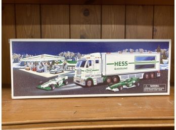 Lot 1 Collectors Hess Toy Truck And Race Cars Super Cool