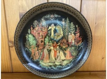 Vintage Plate #4 With Certificate In Great Condition And Nice Colors