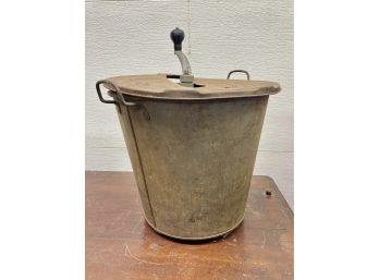 Antique Early 1900 Universal Bread Dough Kneader You Make The Bread Right In The Pail!