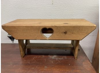 Great Little Step Stool Sturdy Too With A Folk Art Design