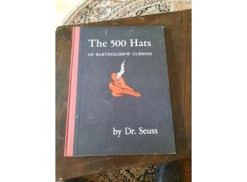 The 500 Hats Of Bartholomew Cubbins Dr. Seuss 1938 1st Ed