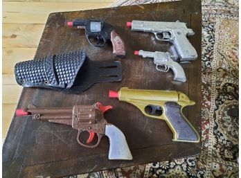 Lot Of 5 Vintage Toy Guns To Include The Following,